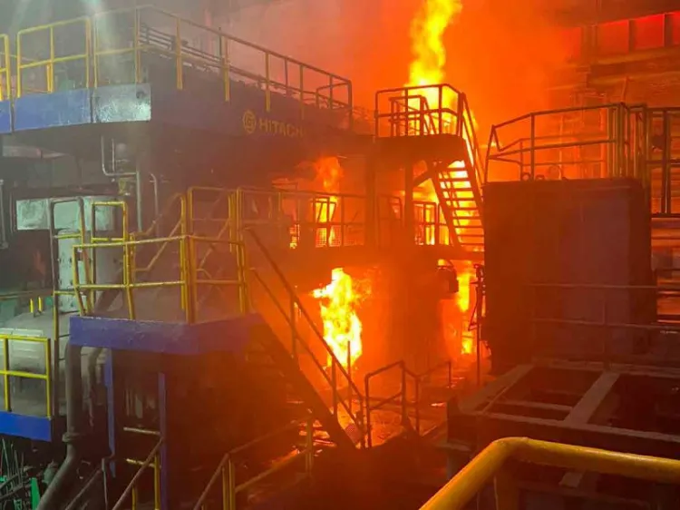 Explosión en Altos Hornos de México deja 11 trabajadores lesionados en Monclova