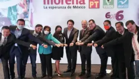 Morena, PT, PVEM y Nueva Alianza ratifican alianza Juntos Hacemos Historia
