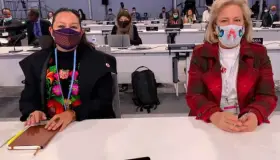 María Luisa Albores se despide de la COP26