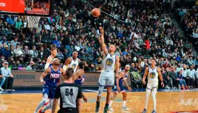 Warriors y Curry arrollan a los Nets de Durant