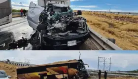 Choca autobús, hay 16 heridos