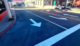 Mejoran tránsito de calle Providencia