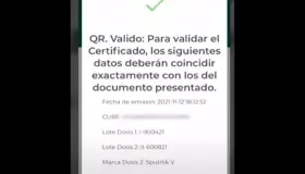 En dos horas y por 3 mil 500 pesos, certificados de vacunación falsos