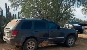 Localizan vehículo blindado en Altar