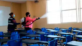 Avanza sanitización contra el Covid-19 en escuelas