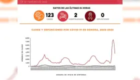 Confirman 123 casos y cero muertes por Covid-19