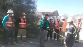 Atiende CEPC derrumbe en mina de Santa Ana