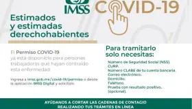 <b>Suspende IMSS permiso Covid
en línea</b>