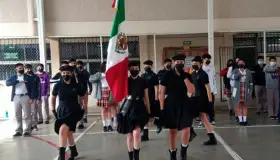 Conmemora Cecytes el Día de la Bandera