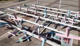 Dañan cruces de memorial ABC