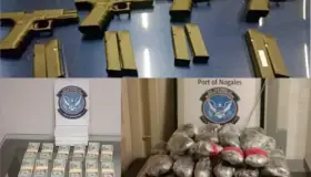 Continúan decomisos de drogas, armas y dinero en garitas de Arizona