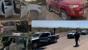 Asegura Sedena y PESP a cuatro personas armadas en operativo Caborca