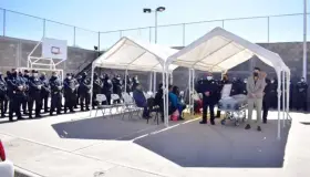 Despiden en ceremonia luctuosa a agente de Policía