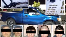 Asegura PESP a dos personas en Caborca portaban arma de fuego