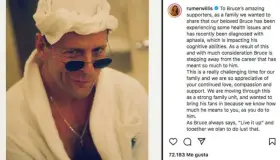 Bruce Willis se retira de la actuación tras ser diagnosticado con afasia