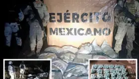 Asegura Sedena droga en pista clandestina; avioneta logró huir