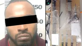 Amenaza con machete a su madre; fue detenido