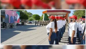 Protestan jura de bandera personal del SMN