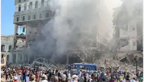 Deja personas heridas y muertas explosión en Cuba