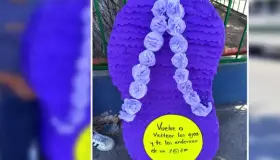 Presentan piñata de la “chancla de mamá”
