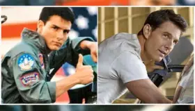 ¿Cómo se ve Tom Cruise 36 años después en la misma pose para "Top Gun"?