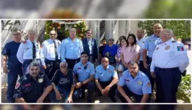 Rinden homenaje a bombero fallecido en acto heroico hace 48 años