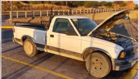 Recuperan vehículo robado