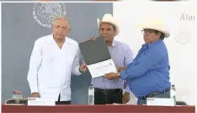 Recibe AMLO propuesta de Plan de Justicia para los Guarijíos