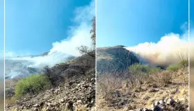 Avanza combate a incendio forestal en Ímuris
