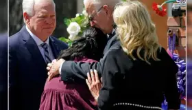 Visita Joe y Jill Biden a Texas tras fatal ataque en una escuela