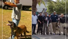 Despiden con honores a oficial K9 Mika