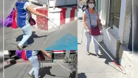 Sufren invidentes grandes retos; sobretodo en banquetas