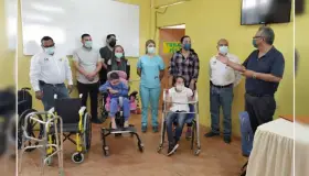 Entregan rotarios equipo de movilidad al CAM 1