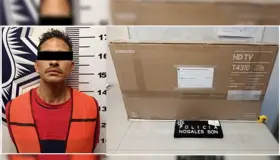 Quiso llevarse una tele y no lo dejaron