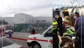 Agradecen bomberos apoyo del IMSS