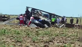 Se desploma helicóptero de Semar en Sinaloa; reportan nueve muertos