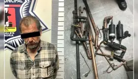 Robaba cableado de aire acondicionado de hospital; quedó detenido