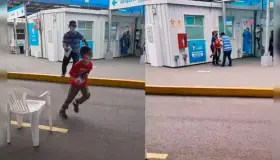 'Escapa' niño para evitar ser vacunado contra Covid y se vuelve viral