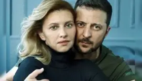 Posan para revista 'Vogue' presidente de Ucrania y su esposa en plena guerra