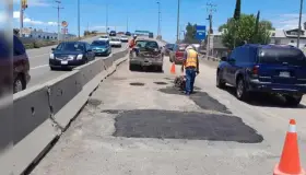 Aplican recarpeteo en bulevar Alatorre y Nogales 2 Mil