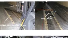 Aseguran millonario cargamento de fentanilo en garita Mariposa