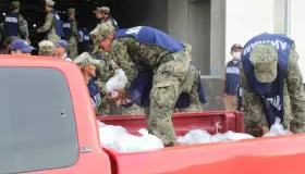 Ayuda la Marina en limpieza