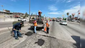 Sigue el programa de bacheo intensivo