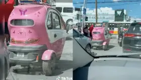 Circula en Ecatepec la ‘motobarbie’