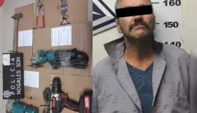 Lo sorprenden llevándose herramienta de un domicilio