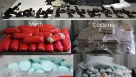 Aseguran armas largas y narcóticos en Arizona