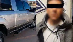 Paseaba en pick up robado