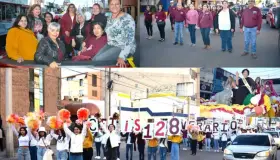 Celebra Cetis 128 40 aniversario con desfile y lluvia de estrellas