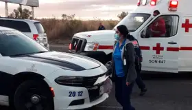 Impacta condutora a peatón