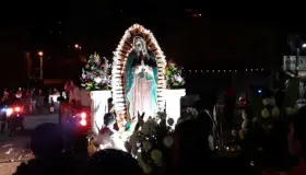 Festejan a la Virgen de Guadalupe